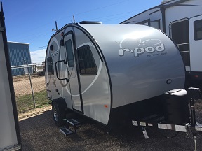 The r-pod is cozy and lightweight towable.