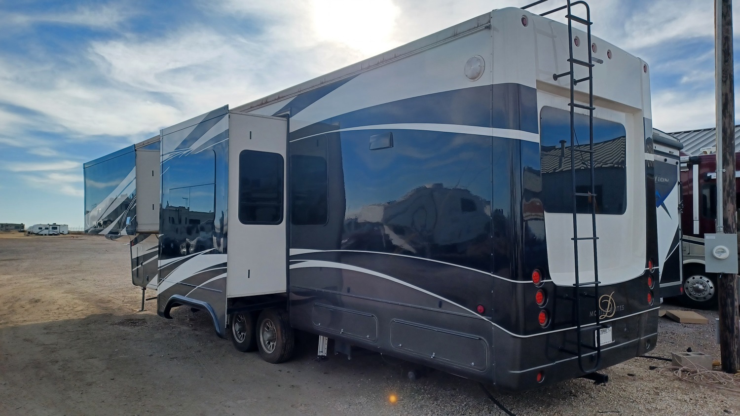 Molded Fiberglass Caps and Painted